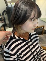 トレス(TRESS)&nbsp;レイヤーボブ　マッシュウルフレイヤー　イヤリングカラー