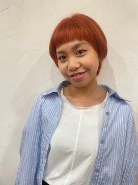 クプア 柏(kupua) エアリーロング/切りっぱなしボブ/ピンクブラウン/美髪[柏駅]