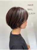 短すぎない可愛さ倍増丸みショート
