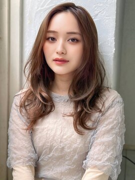 アグ ヘアー ルージュ 中百舌鳥店(Agu hair rouge) 《Agu hair》ラベンダーハグレイヤー×numberA.ベースケアミルク