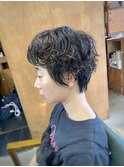 【山本智文】マッシュショートパーマ