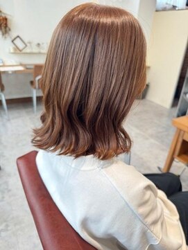 ルシュカイチマルニ(Rasca102) Rasca◆ボブ/ブラウンベージュ/ブリーチなしカラー