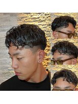 アールドボーテ 理容室(R de Beaute) 銀座 ウェーブパーマ 七三分け <理容室>