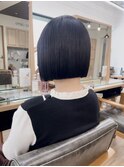 小顔タッセルボブ×似合わせカット[ボブ/縮毛矯正/丸型卵型】