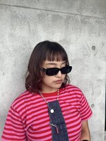 アンツ サザンリゾート 茅ヶ崎店(ANT'S Southern Resort) アプリコットオレンジ/ハイライトカラー/ボブアレンジ