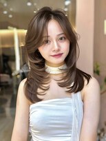 ロンドガーネット 池袋(Lond garnet)&nbsp;暗めカラー/グランマッシュ/デザインカラー/レイヤーカット/池袋