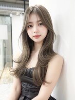 アジールヘア 東上野店(agir hair)&nbsp;大人透明感レイヤーミルクティーグレージュ【上野】