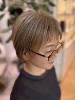 ステアケース 武蔵小杉店(stair:case)&nbsp;ミルクティーベージュで脱白髪染め　ハイライト／ローライト