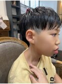 ツーブロックボーイズショート