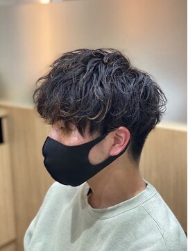 モッズヘアメン 名護大東店(mod's hair men) ツイストスパイラルパーマラフマッシュスタイルt1名護大東
