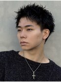 20代10代30代スネークパーマアップバング