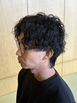 ニアウ 伊勢崎連取店(Niau) ツイストスパイラルパーマメンズウルフ波巻きスパイラルパーマ