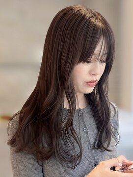 ラベンダーグレージュカラー/透明感カラー