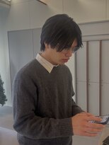 ローレンアオ(LOREN AO)&nbsp;【LOREN AO】センターパート/メンズカット/メンズスタイル