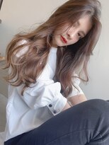 サロウィン 栄3丁目店(SALOWIN)&nbsp;大人海外風くびれロングレイヤー × 艶グレージュ