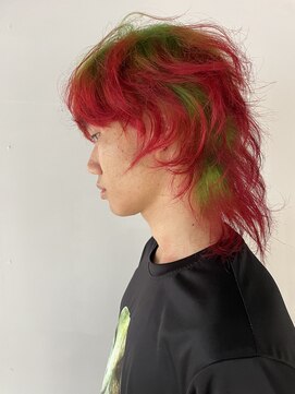 バックボッカー(BACK BOCKER) レッド×グリーン×ハイレイヤー