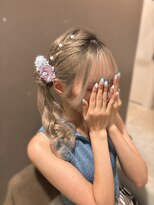 ヘアセットサロンコト(Hair Set Salon KOTO) サイドポニーヘアアレンジ