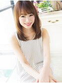 【ジュレベール 松田】 美爽やか輝くストレートセミディ☆