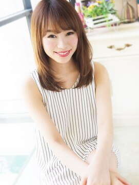 ジュレベール(JurerBelle) 【ジュレベール 松田】 美爽やか輝くストレートセミディ☆