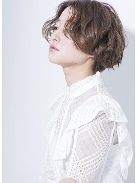 シャンプー 本庄店(SHAMPOO) 束感ウェーブを交互にMixさせたつや感たっぷりショート