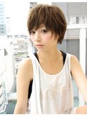 美髪　マニッシュショート　フレンチボブ かきあげもOK