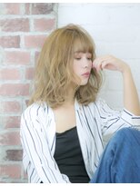 ロンド シャルム 吉祥寺(Lond charme)&nbsp;ハイトーン×ラフウェーブで大人可愛いく♪