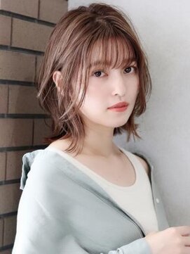 ネックス 表参道本店(nex) 【coall表参道】外ハネボブ　ヨシンモリ ハイトーンカラー