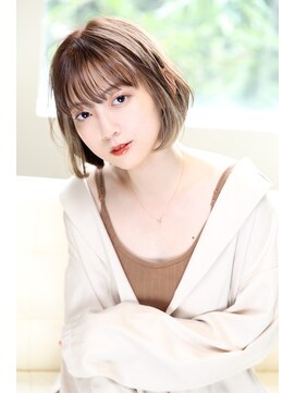 アエレ(Aere) 【Aere池袋】☆大人可愛い×インナーカラー×ボブ☆小林正重