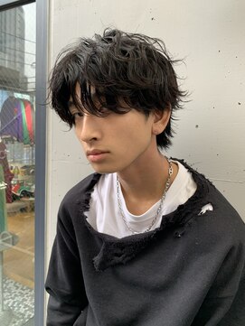 フィフスジングウマエ 原宿(fifth JINGUMAE) 2wayパーマスタイル波巻きスパイラルソフトツーブロック