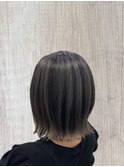 ブリーチ1回 グレージュ系バレイヤージュ