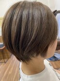愛らしい丸みボブ