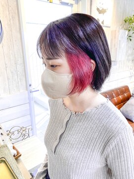 アクトゥス(AEQUITAS) イヤリングカラー+2stepトリートメント+クイックヘッドスパ