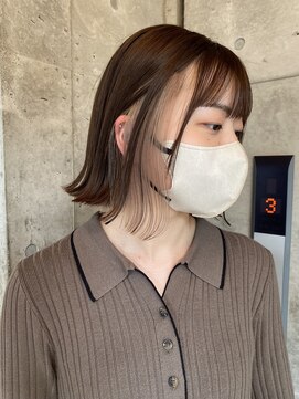エース (ACE) 【ACE】切りっぱなしボブ×インナーカラー