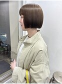 丸すぎないボブ/ミニボブ/切りっぱなしボブ/ストレートボブ◎