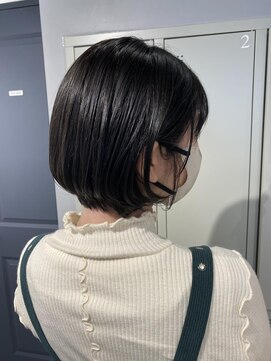 シェル 吉祥寺(shell) グレージュカラー/ボブウルフ/黒髪/ココアベージュ