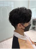 くせ毛を活かしたツイストスパイラル