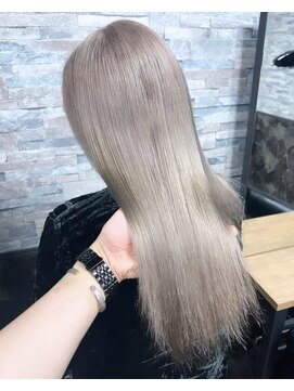 アンク クロス 新宿店(ANKHCROSS) アッシュベージュ @kasumistgram アンククロス新宿