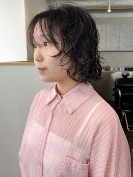 カフ(CAF) CAF照下　大阪心斎橋　魅力倍増カール ウルフパーマ　パーマ