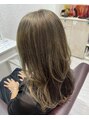 アズーア ヘアーアンドスパ(azure hair&spa)&nbsp;シークレット大人ハイライトで白髪ぼかし♪