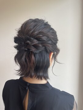 パーク(PERK) bob×half up