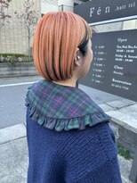 フェンヘアーアイス 中目黒(Fen.hair ici)&nbsp;20代30代40代デザインカラーブリーチ1回ボブ