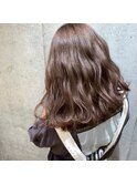 Say.黒髪ボブルフネビージュ小顔ワンレンミディアムパーマ表参道