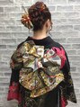 アグ ヘアー スール 中央町店(Agu hair soeur)&nbsp;着付全般施術可能です。お好みに合わせた帯結びもご提案します。
