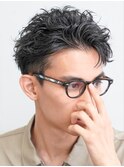 ツーブロックマッシュショートレイヤースパイキーショートヘア●
