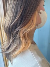 オルオルヘアポケット(Olu Olu hair pocket) インナー　アプリコットカラー