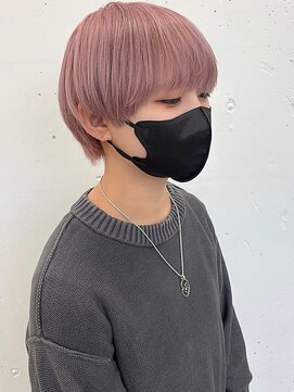 ジルスタジオ(JILL STUDIO) マッシュ×ピンクカラー