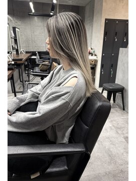 アコ(Aco) ★プラチナベージュ系エアタッチバレイヤージュ★