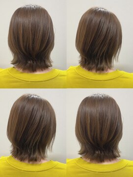 ウルフ×ミディショート