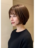 大人ボブ/40代ボブ/50代ボブ/白髪染め/ヘッドスパも人気◎