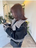 ミディアムレイヤー×ピンクレッド